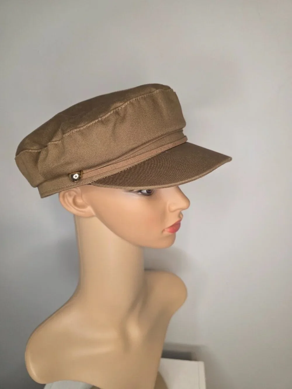 Primark Tan French Newsboy Hat Beret One Size NWOT